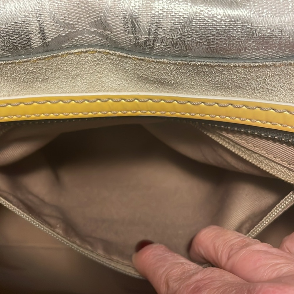 Vintage Y2K Coach Signature Print Tie Dye satchel 2186 Soho speedy doctor bag - Picture 6 of 14